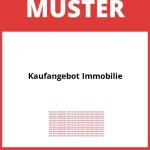 Kaufangebot Immobilie Muster PDF
