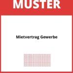 Mietvertrag Gewerbe Muster PDF