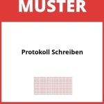 Protokoll Schreiben Muster PDF