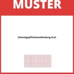 Schweigepflichtsentbindung Arzt Muster PDF