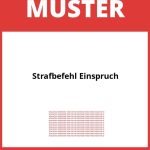 Strafbefehl Einspruch Muster PDF