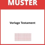 Vorlage Testament Muster PDF